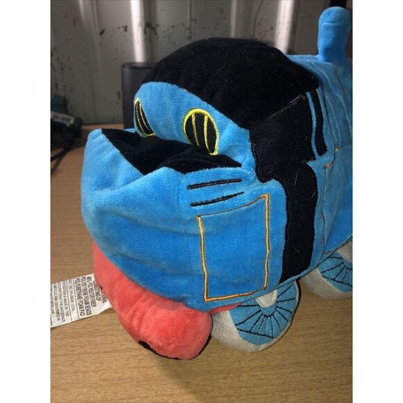 Thomas & Friends 2013 Nice Pillow Plush 17" Thomas The Train Cuddle Embroidered - Picture 3 of 6